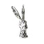 Alice Hand-Painted Line Rabbit