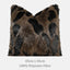 Fauve Leopard Faux Fur Throw Pillow