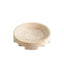 Undine Concentric Circular Travertine Tray