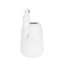 Lorito Sculptural Embossed Ceramic Vase