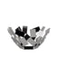 Tessellation Sculptural Steel Fruit Bowl