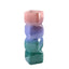 Irisato Gradient Geometric Stacked Cube Glass Vase