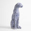 Bastet Porcelain Mosaic Leopard Statue