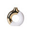 Klima Two-Tone Round Hollow Ceramic Vase