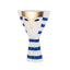 Thalia Mask Face Striped Ceramic Vase