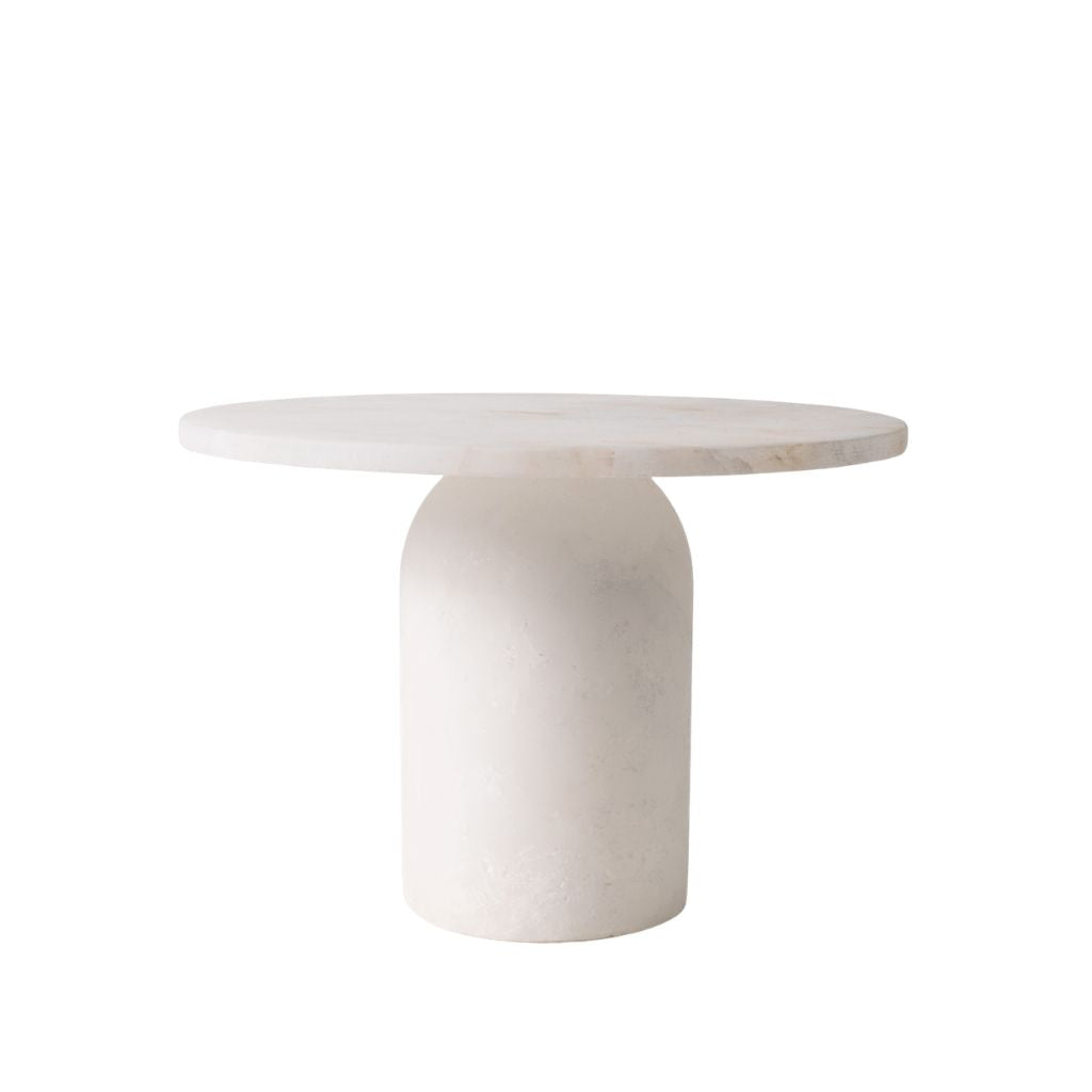 Volterra Marble Pedestal Tray الصورة الرئيسية