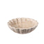 Thallo Scalloped Petals Travertine Bowl