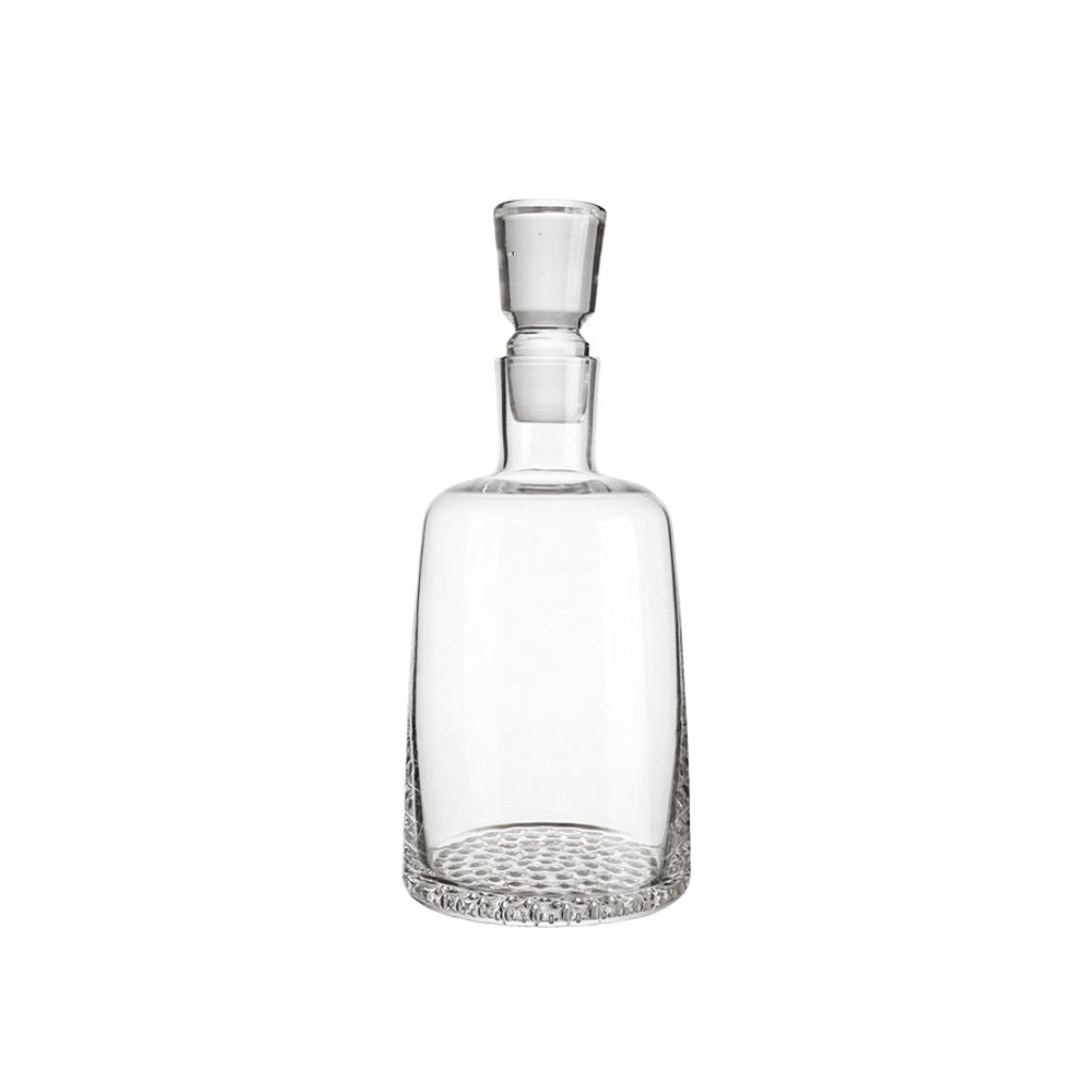 Como Textured Glass Decanter