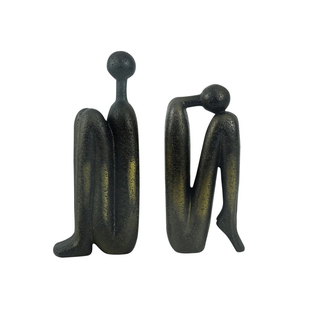 Camus Seated Figure Bookend