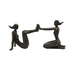 Harmonia Textured Figure Sculpture Bookend