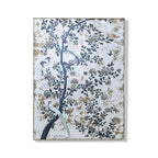 Aubade Botanical & Avian Motif Rectangular Wall Mirror