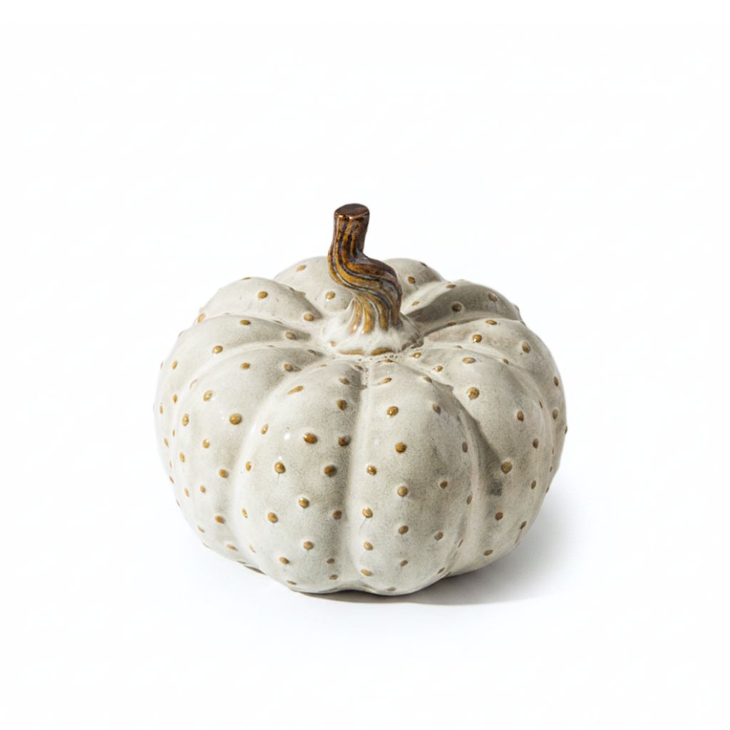 Demeter Glazed Ceramic Pumpkin
