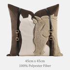 Epona Horse Appliqué Throw Pillow