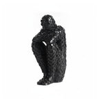 Penseur Mosaic Crouching Figure Sculpture