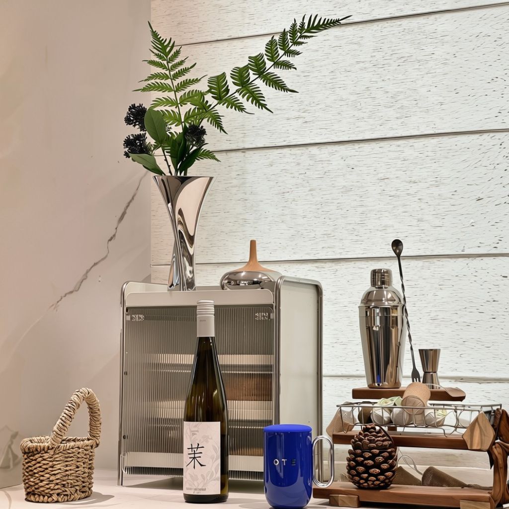 Rosalind Twisted Sculptural Stainless Vase