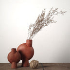 Mirage Oblate Glazed Ceramic Vase