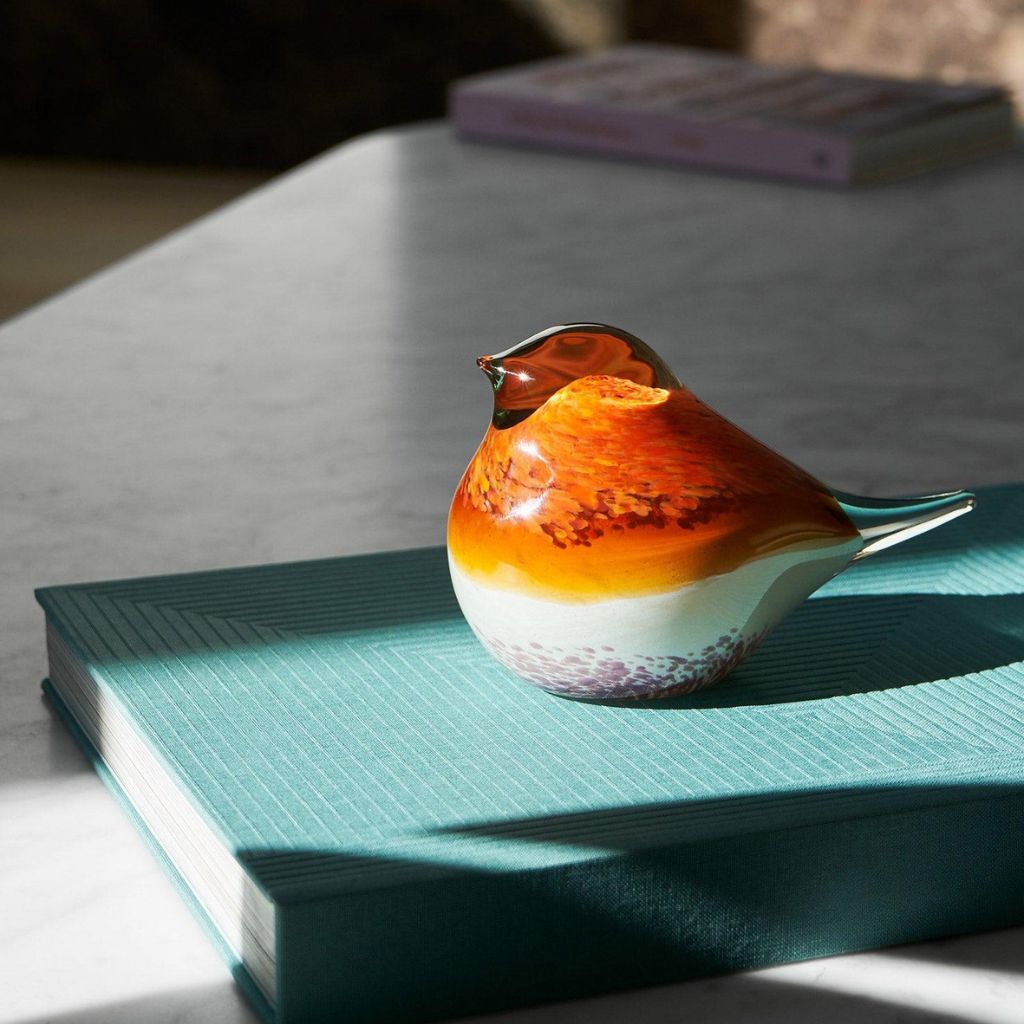 Carino Hand-blown Glass Bird