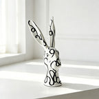 Alice Hand-Painted Line Rabbit