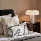 Pythia Sculptural Glass & Marble Table Lamp