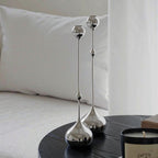 Cadence Tapered Stainless Candle Holder