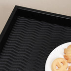 Sørensen Wavy Textured Leather Tray
