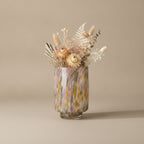 Confetti Hand-Blown Pastel Glass Vase
