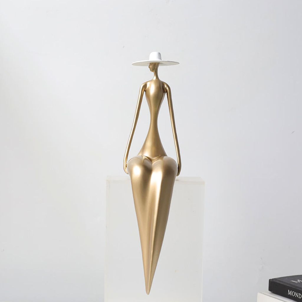 Hepburn Sitting Figure Sculpture