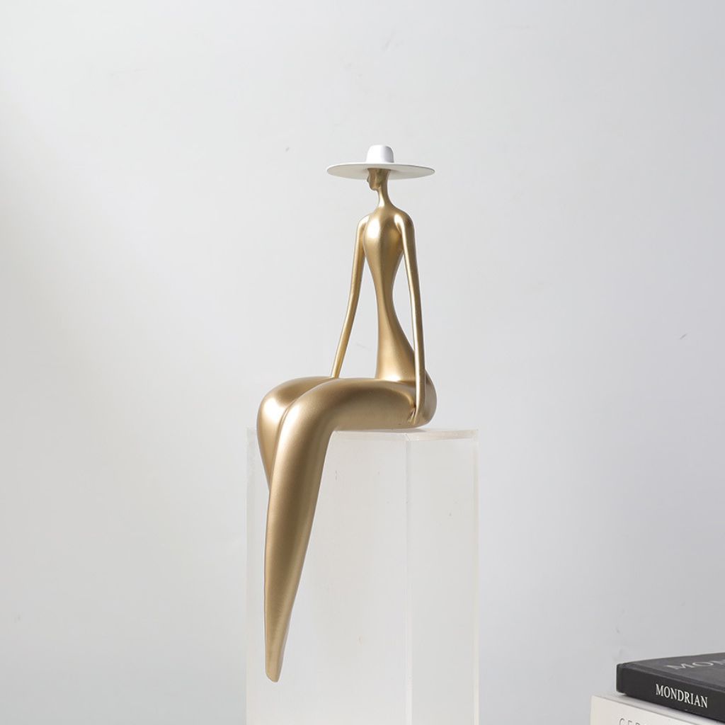 Hepburn Sitting Figure Sculpture