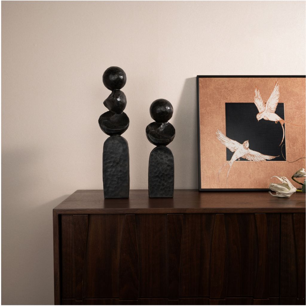 Cairn Abstract Stacked Pillar Sculpture