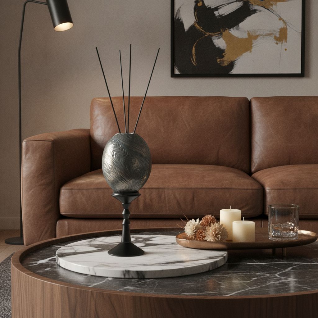 Dorian Handmade Oval Pedestal Glass Diffuser