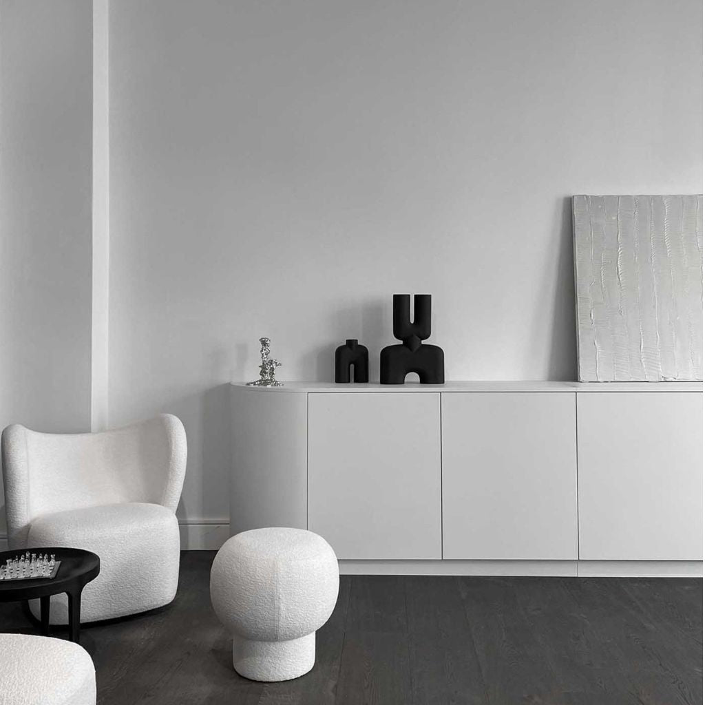 Animus Bifurcated Hand-Glazed Ceramic Vase