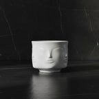 Tacet Embossed Face Ceramic Bowl
