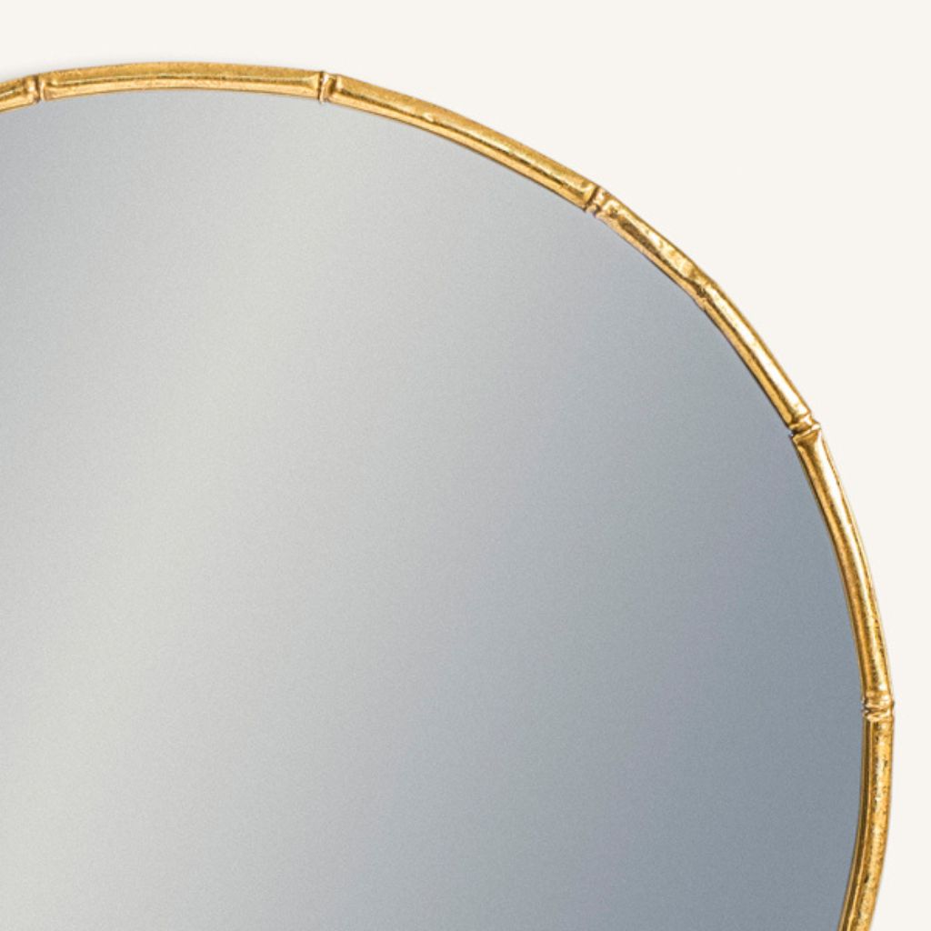 Taketori Handcrafted Round Wall Mirror