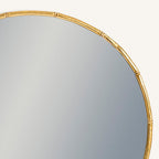 Taketori Handcrafted Round Wall Mirror