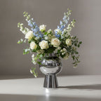 Elara Sphere Sculptural Glass Vase