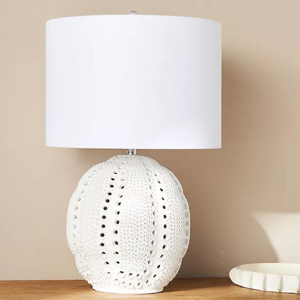 Astrea Perforated Ceramic Table Lamp