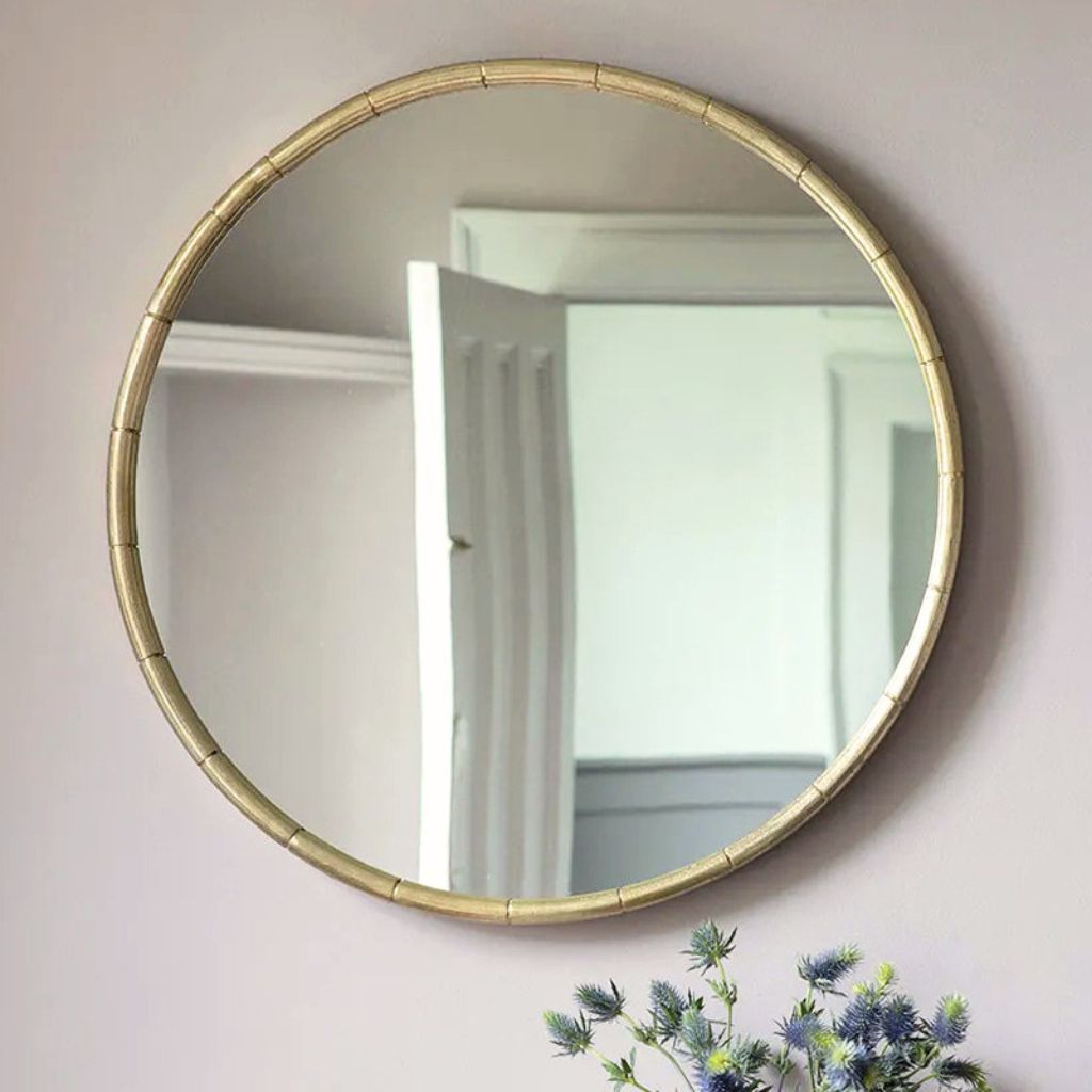 Taketori Handcrafted Round Wall Mirror