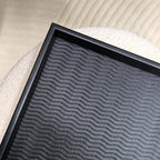Sørensen Wavy Textured Leather Tray