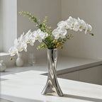 Rosalind Twisted Sculptural Stainless Vase