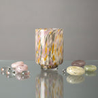Confetti Hand-Blown Pastel Glass Vase