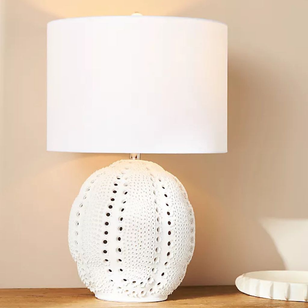 Astrea Perforated Ceramic Table Lamp Secondary image