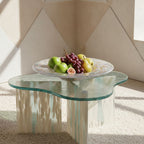 Confetti Hand-Blown Pastel Glass Tray