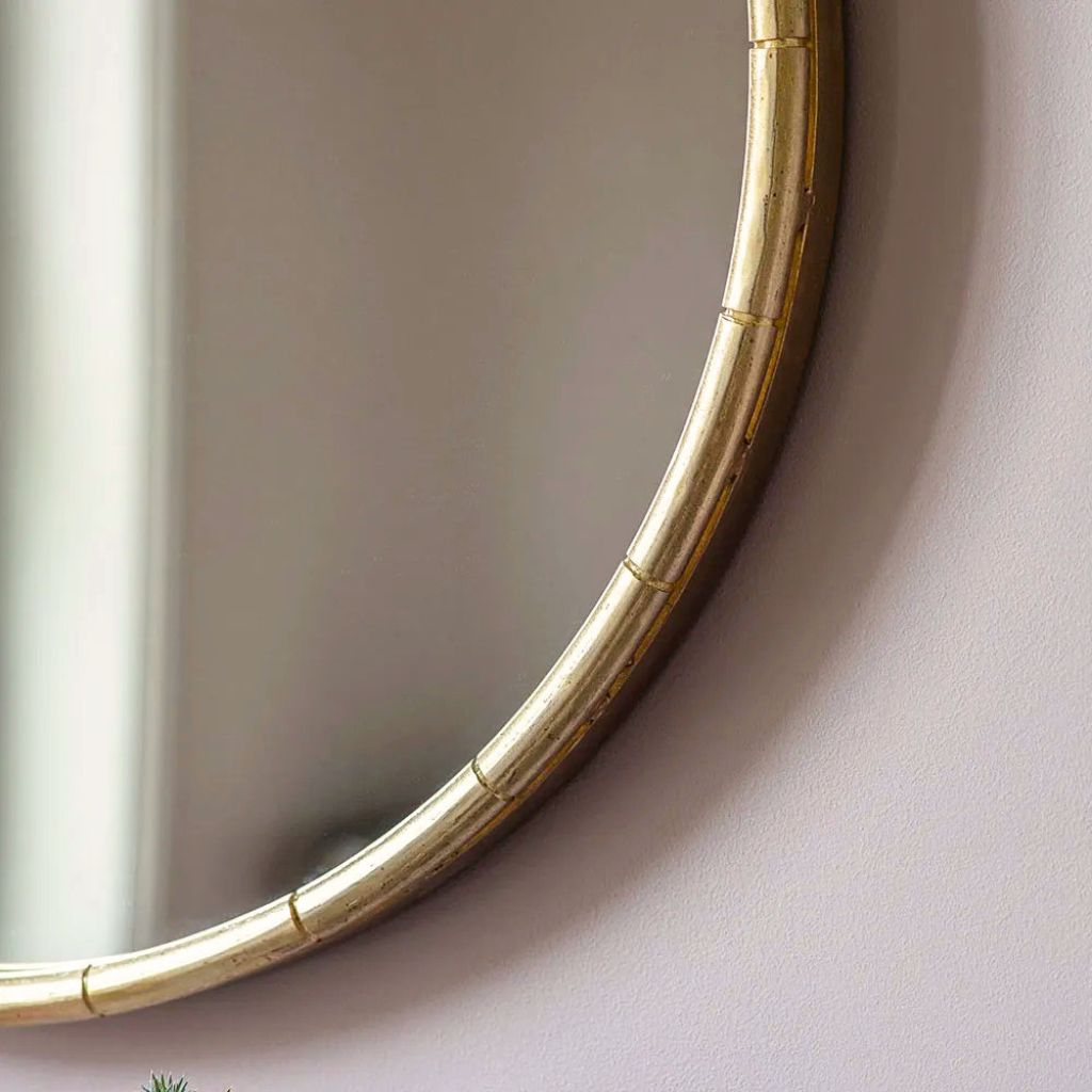Taketori Handcrafted Round Wall Mirror