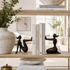Harmonia Textured Figure Sculpture Bookend