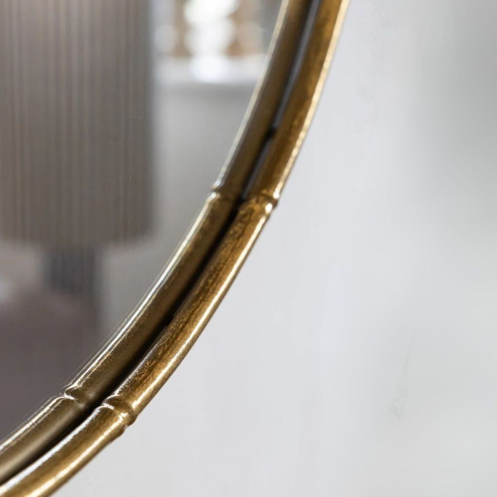 Taketori Handcrafted Round Wall Mirror