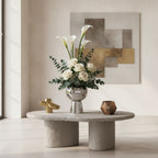 Elara Sphere Sculptural Glass Vase