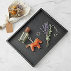 Sørensen Wavy Textured Leather Tray