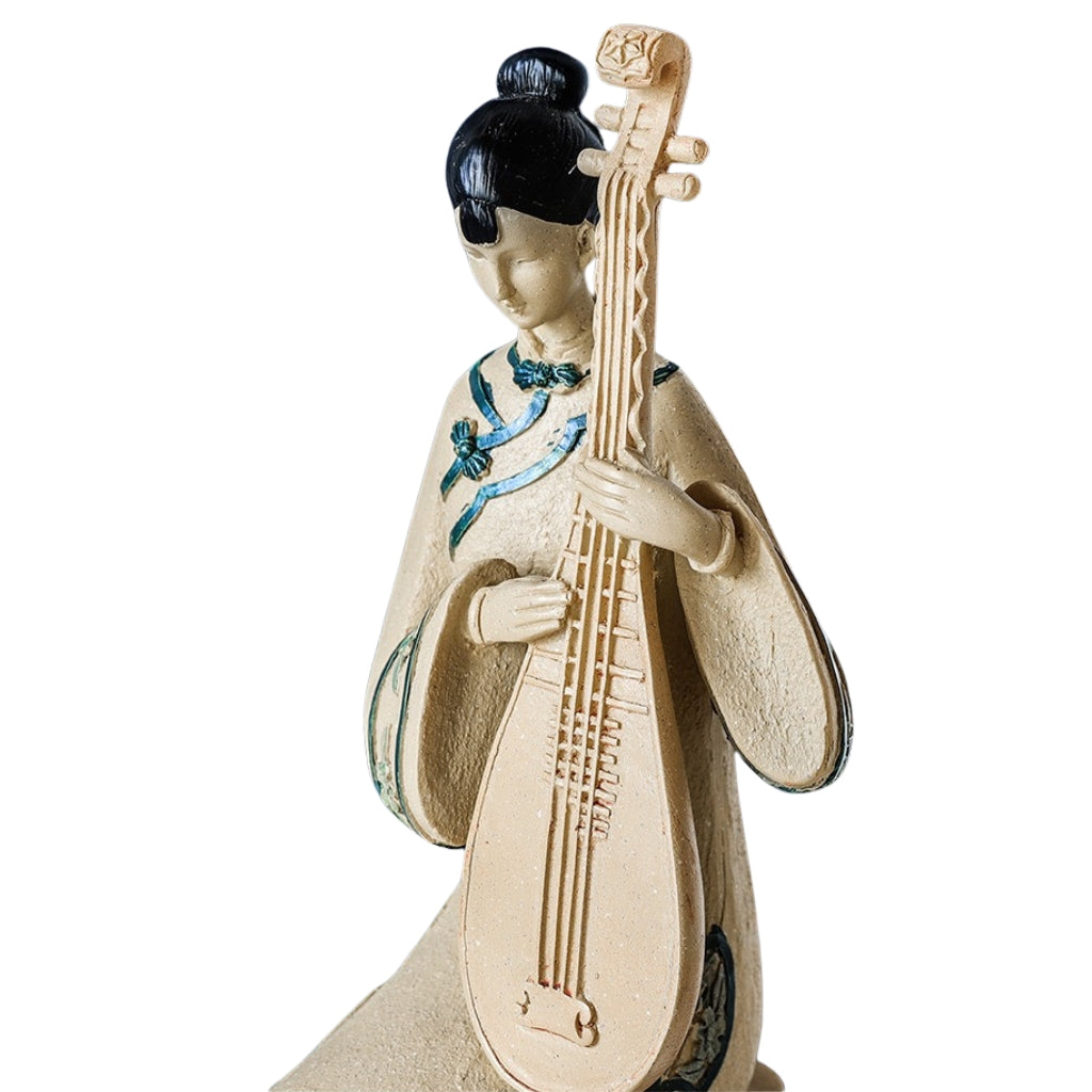 Lianhua Decorative Qing-Era Figurines