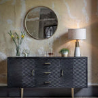 Taketori Handcrafted Round Wall Mirror