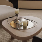 Ouroboros Sculptural Loop Stainless Tray